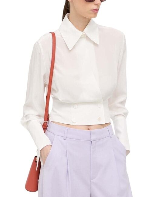 FLEUR Calfskin shoulder bag cinnamon - Women’s Bags