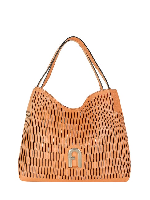 PRIMULA Perforated leather shoulder bag sunset - Women’s Bags