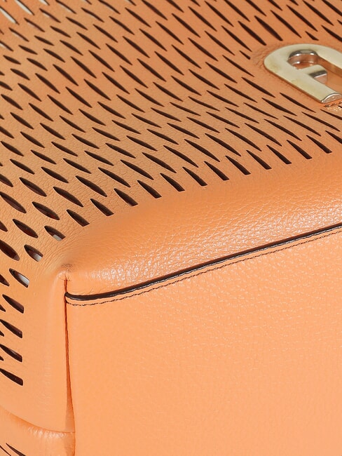 PRIMULA Perforated leather shoulder bag sunset - Women’s Bags