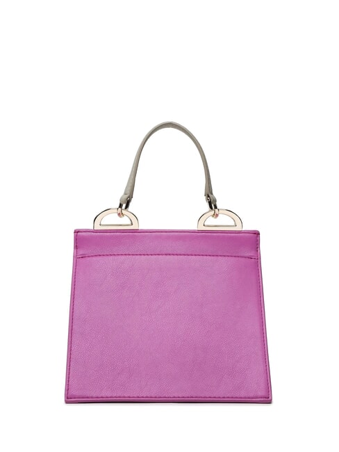LINEA FUTURA Mini leather bag with shoulder strap violet+marshmallow+greige+marble c - Women&rsquo;s Bags