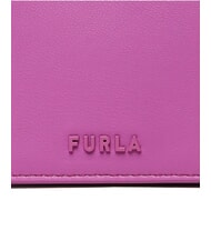 FURLA LINEA FUTURA Mini leather bag with shoulder strap violet+marshmallow+greige+marble c - Women&rsquo;s Bags - 3