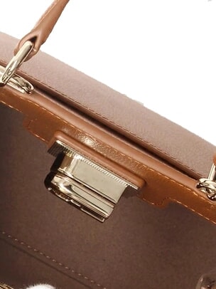 1927 Ares print leather mini bag cognac - Women&rsquo;s Bags