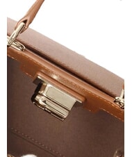 FURLA 1927 Ares print leather mini bag cognac - Women&rsquo;s Bags - 4