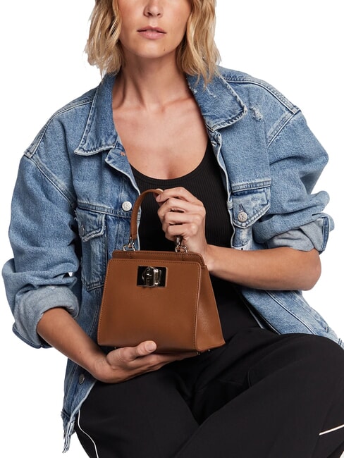 1927 Ares print leather mini bag cognac - Women&rsquo;s Bags