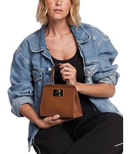 FURLA 1927 Ares print leather mini bag cognac - Women&rsquo;s Bags - 5