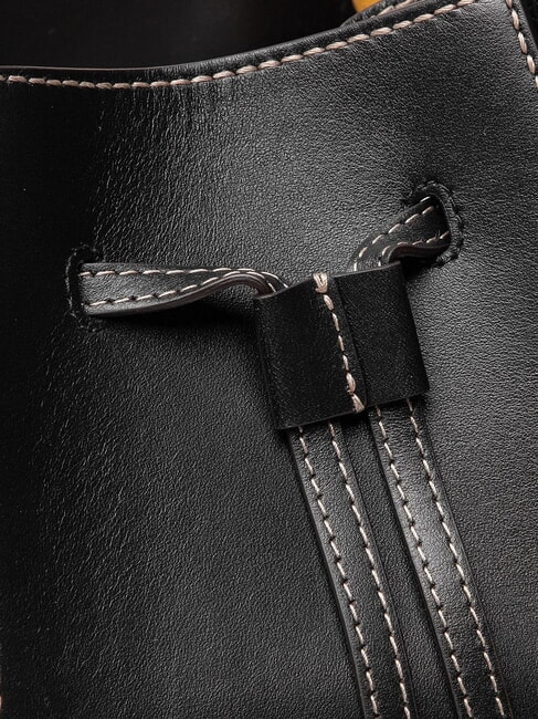 MIASTELLA Hand bucket, with shoulder strap Black - Women’s Bags