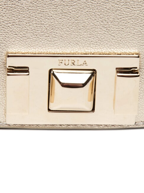 MIMI" Convertible shoulder bag platinum color - Women’s Bags