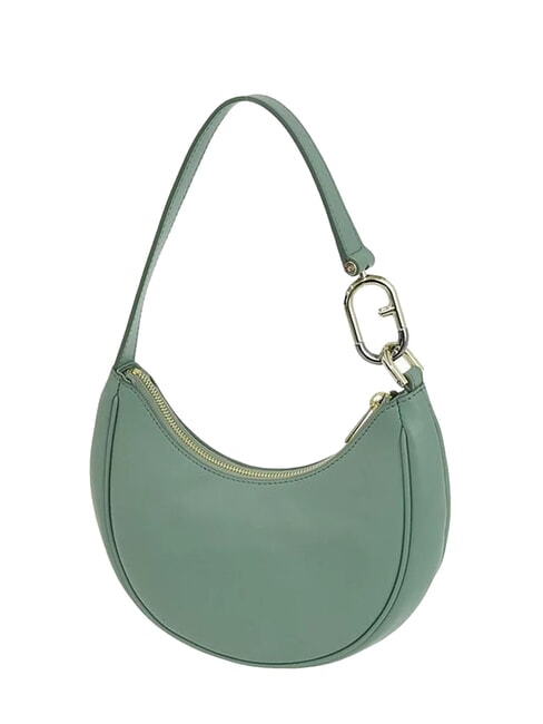 PRIMAVERA Small calf leather shoulder bag olive - Women’s Bags