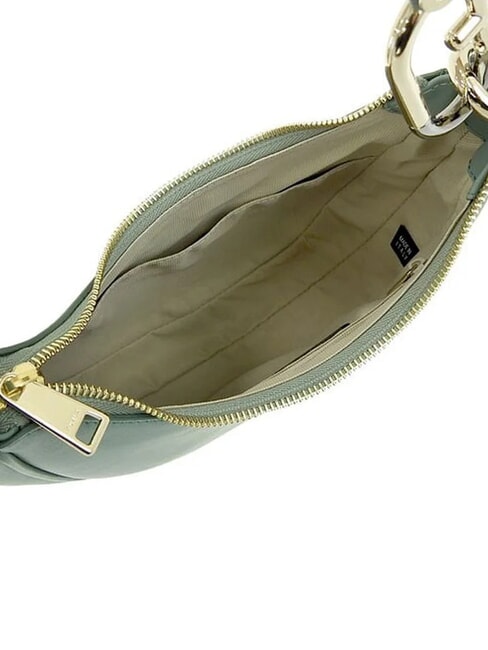 PRIMAVERA Small calf leather shoulder bag olive - Women’s Bags