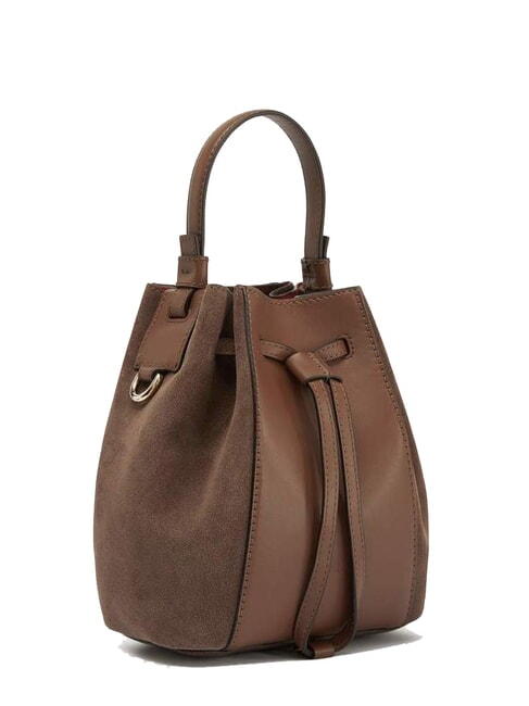 MIASTELLA Mini bucket bag in leather pralines - Women’s Bags