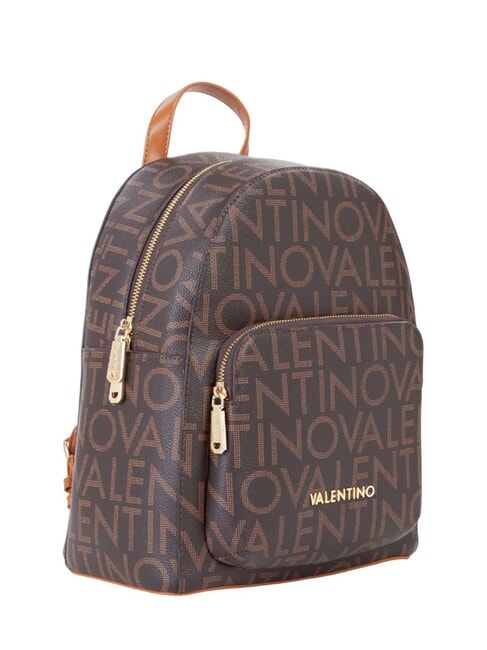 REGINA RE Backpack with all-over logo print dark/natural - Women’s Bags