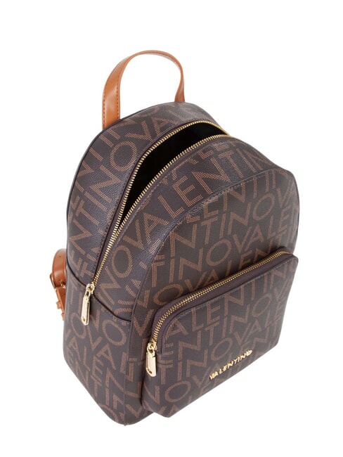 REGINA RE Backpack with all-over logo print dark/natural - Women’s Bags