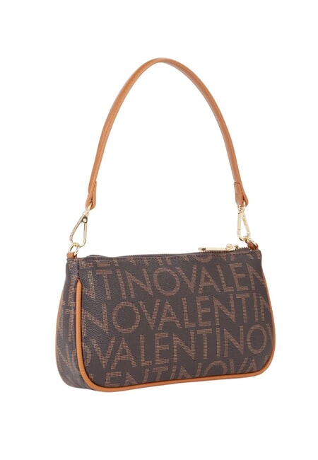 REGINA RE Underarm bag with all-over logo print dark/natural - Women’s Bags