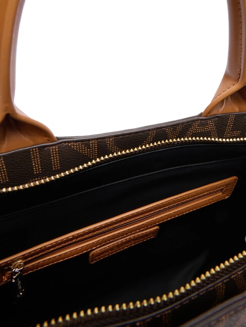 REGINA RE Handbag with all-over logo print dark/natural - Women’s Bags