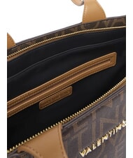 MARIO VALENTINO REGINA RE Shoulder shopping bag with all-over logo dark/natural - Women’s Bags - 5