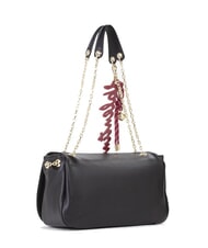 MARIO VALENTINO WINTER RE Convertible shoulder bag with charms black - Women’s Bags - 3