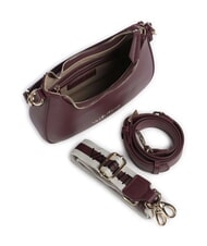 MARIO VALENTINO ZERO RE Shoulder bag with logoed shoulder strap prune - Women’s Bags - 3