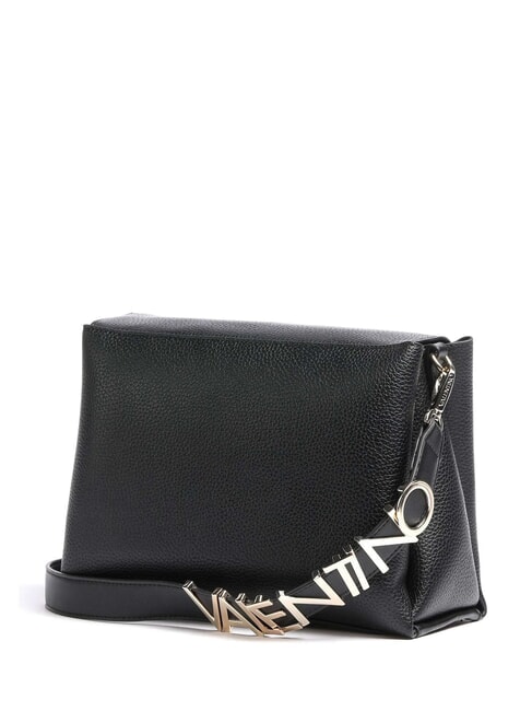 ALEXIA Bag with metal logo on the shoulder strap black - Women’s Bags