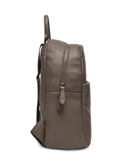 NEVER Round backpack with pocket taupe - Women’s Bags