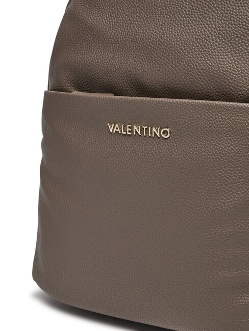 NEVER Round backpack with pocket taupe - Women’s Bags