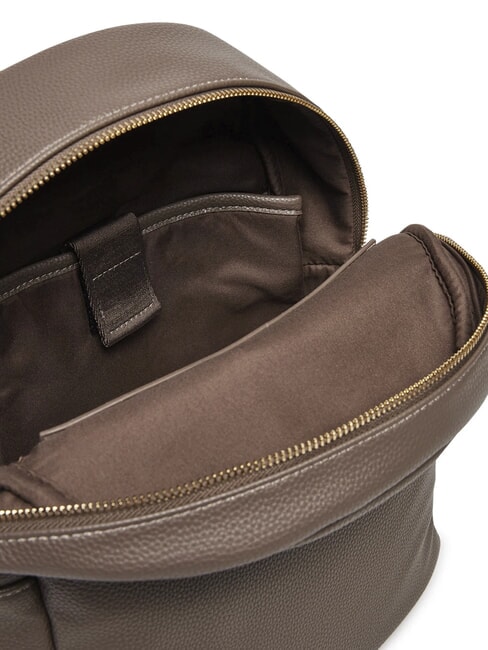 NEVER Round backpack with pocket taupe - Women’s Bags