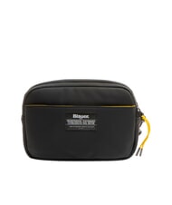 BLAUER RUBBER Rubberized men's clutch bag BLACK - Tablet holder& Organizer - 4