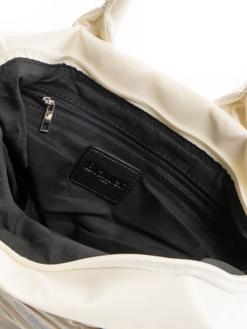 PADDED NYLON Medium tote bag with shoulder strap white - Women&rsquo;s Bags