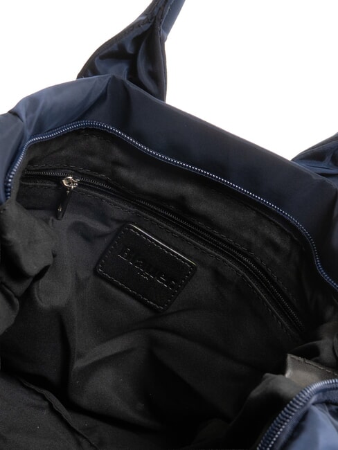 PADDED NYLON Medium tote bag with shoulder strap BLUE - Women&rsquo;s Bags