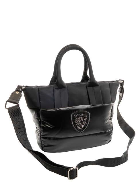 PADDED NYLON Medium tote bag with shoulder strap BLACK - Women&rsquo;s Bags