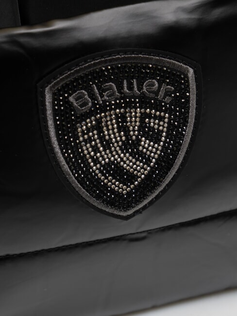 PADDED NYLON Medium tote bag with shoulder strap BLACK - Women&rsquo;s Bags