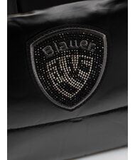 BLAUER PADDED NYLON Medium tote bag with shoulder strap BLACK - Women&rsquo;s Bags - 3