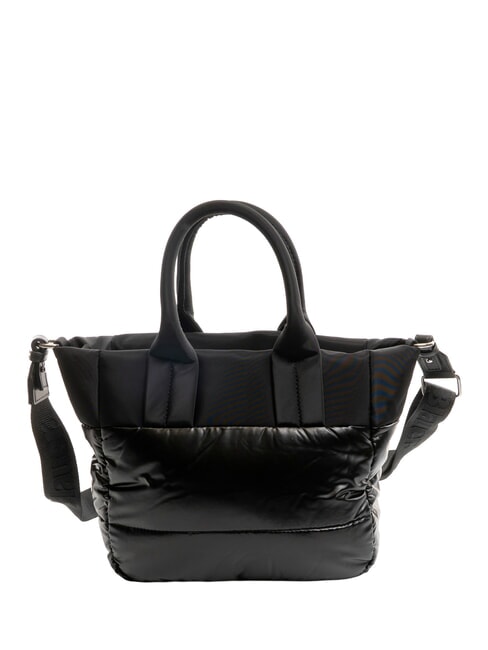 PADDED NYLON Medium tote bag with shoulder strap BLACK - Women&rsquo;s Bags