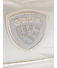 BLAUER PADDED NYLON Large tote bag with shoulder strap white - Women’s Bags - 3