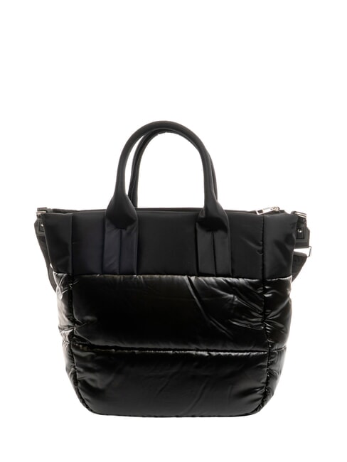 PADDED NYLON Large tote bag with shoulder strap BLACK - Women&rsquo;s Bags