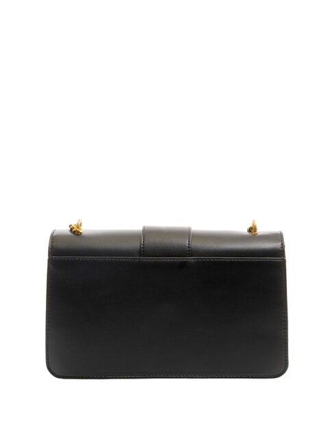 LADY B Shoulder bag with flap BLACK - Women’s Bags