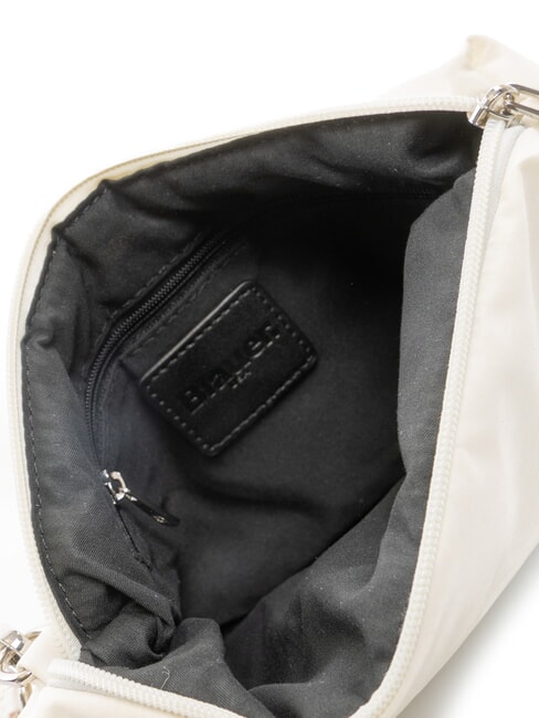 PADDED NYLON Soft clutch bag with rhinestone logo white - Women&rsquo;s Bags