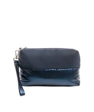 BLAUER PADDED NYLON Soft clutch bag with rhinestone logo BLUE - Women&rsquo;s Bags - 4