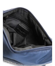 BLAUER PADDED NYLON Soft clutch bag with rhinestone logo BLUE - Women&rsquo;s Bags - 5