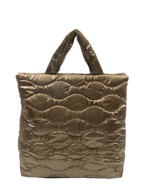 SOFTY Quilted shopping bag with shoulder strap mud - Women&rsquo;s Bags