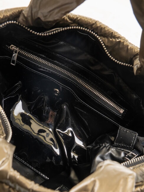 SOFTY Quilted shopping bag with shoulder strap mud - Women&rsquo;s Bags