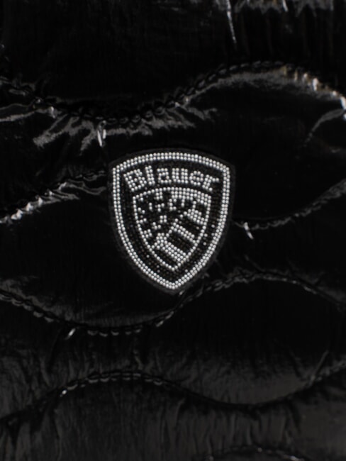 SOFTY Quilted shopping bag with shoulder strap BLACK - Women&rsquo;s Bags