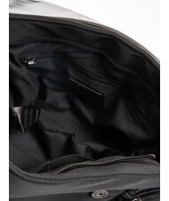 BLAUER PADDED NYLON Fluffy shoulder bag with rhinestone logo BLACK - Women&rsquo;s Bags - 5