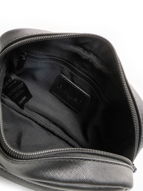 WALLSTREET Men's clutch bag with cuff BLACK - Tablet holder& Organizer