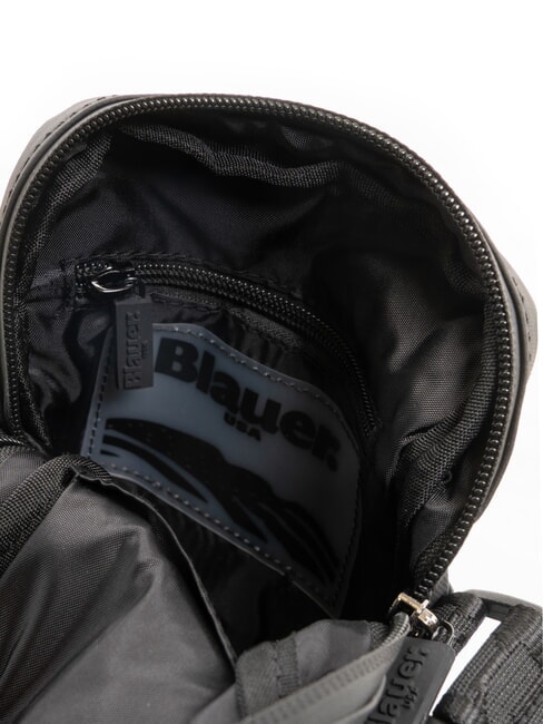 SPLASH Shiny logo bag BLACK - Over-the-shoulder Bags for Men