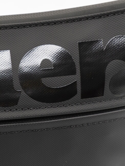 SPLASH Clutch bag with shiny logo BLACK - Tablet holder& Organizer