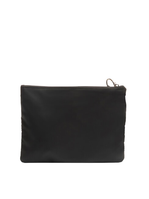 SPLASH Clutch bag with shiny logo BLACK - Tablet holder& Organizer
