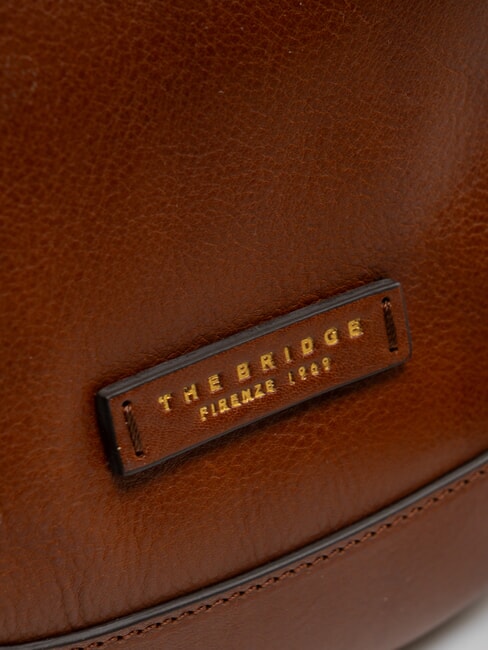 FEDORA Leather shoulder bag BROWN - Women&rsquo;s Bags