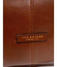 THE BRIDGE ICONS Leather handbag with shoulder strap BROWN - Women&rsquo;s Bags - 3