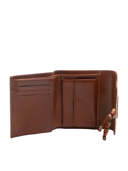 ELBA Medium leather wallet BROWN - Women&rsquo;s Wallets