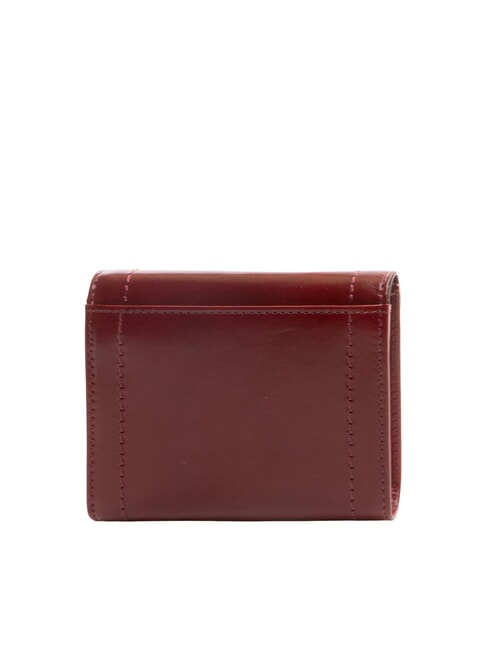 ELBA Medium leather wallet Chianti / Bordeaux / Gold - Women&rsquo;s Wallets